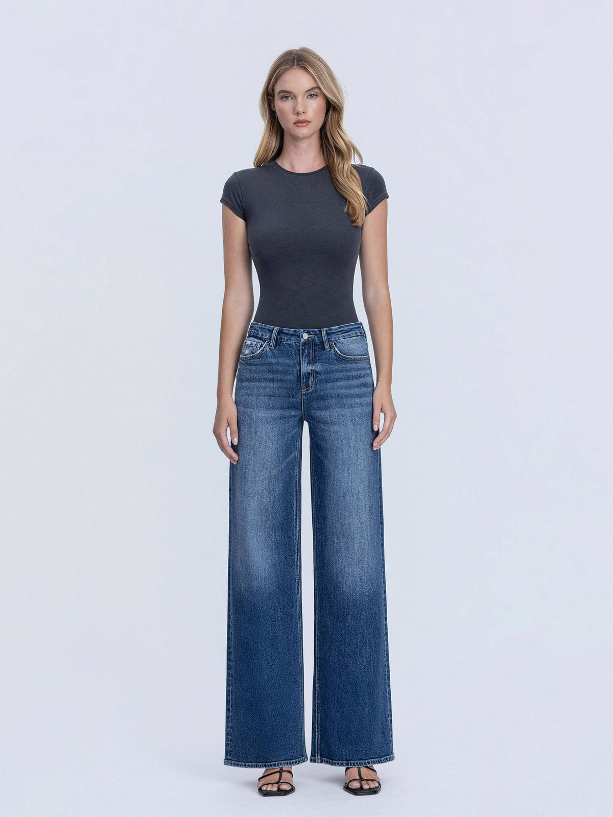 Vervet Everyday wide-leg denim, view 1