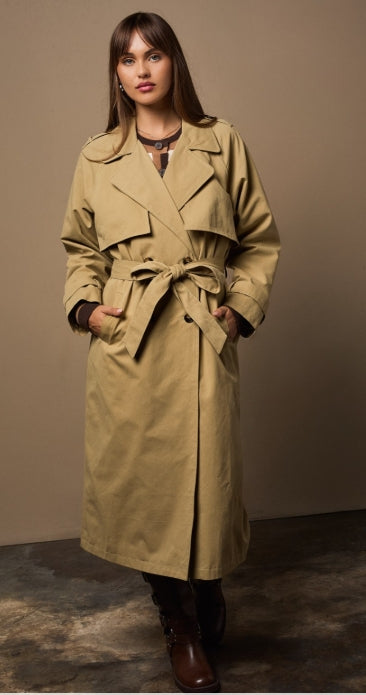 The Kensington classic belted trench coat, view 1