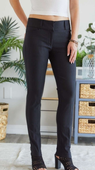 Millennium mid-rise slim pants, view 1