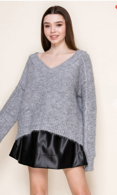 The Cloud Nine V-neck sweater, view 1