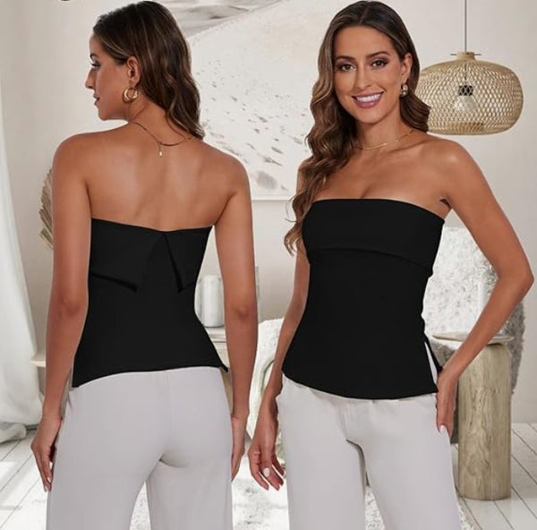 Midnight Muse Strapless Top