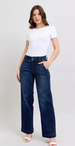Judy Blue Adrianna HW Wide Leg Jean