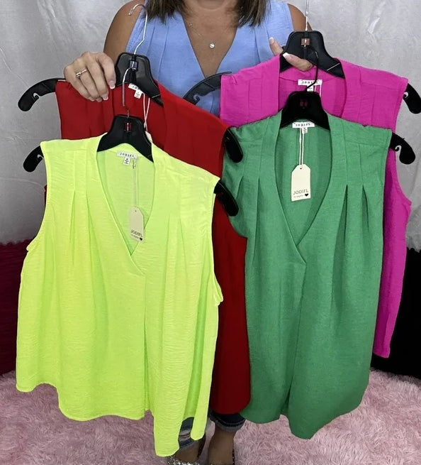 Take Away sleeveless V-neck top, view 1