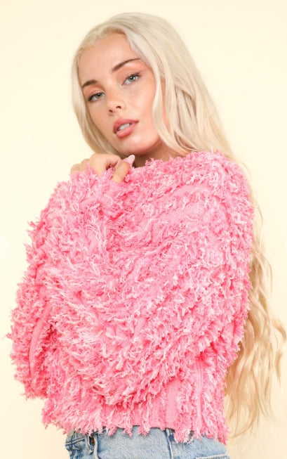 The Fuzzy Frenzy zip cardigan, view 1