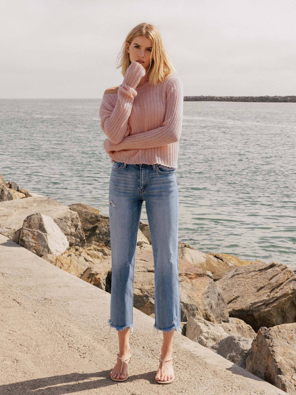 Sunset Chill Cropped Straight Denim